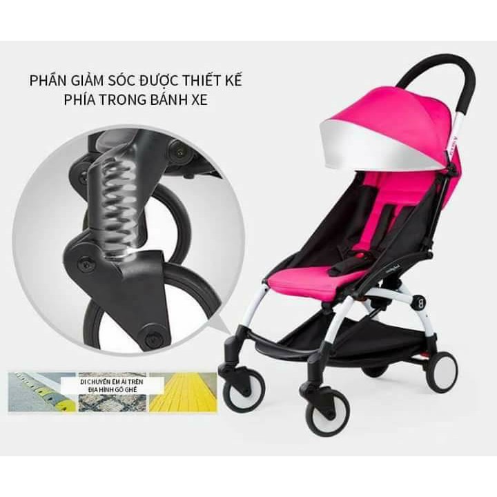 Xe Đẩy Gấp Gọn 3 Tư Thế Siêu Nhẹ