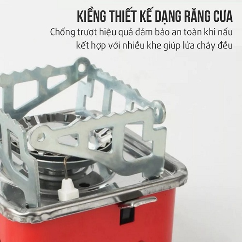 [CÓ SẴN] Bếp ga du lịch mini [TẶNG DÂY DẪN GA ] dã ngoại gấp gọn đa năng tiện lợi- TR393 ,có van điều chỉnh ga cao cấp