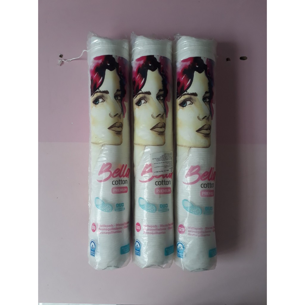 Bông Tẩy Trang Bella 120 Miếng | BigBuy360 - bigbuy360.vn
