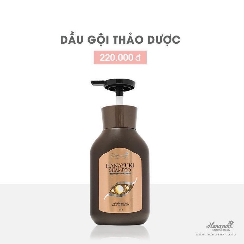 Dầu Gội Thảo Dược Hanayuki Shampoo 300ml