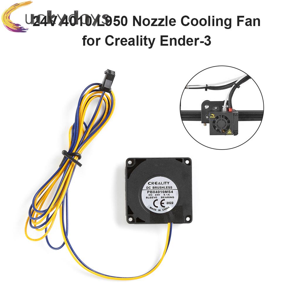 LUCKYDAYS 4010 L950 Mini 24V Blower Cooling Fan for 3D Printer Parts Radiator Cooler | BigBuy360 - bigbuy360.vn