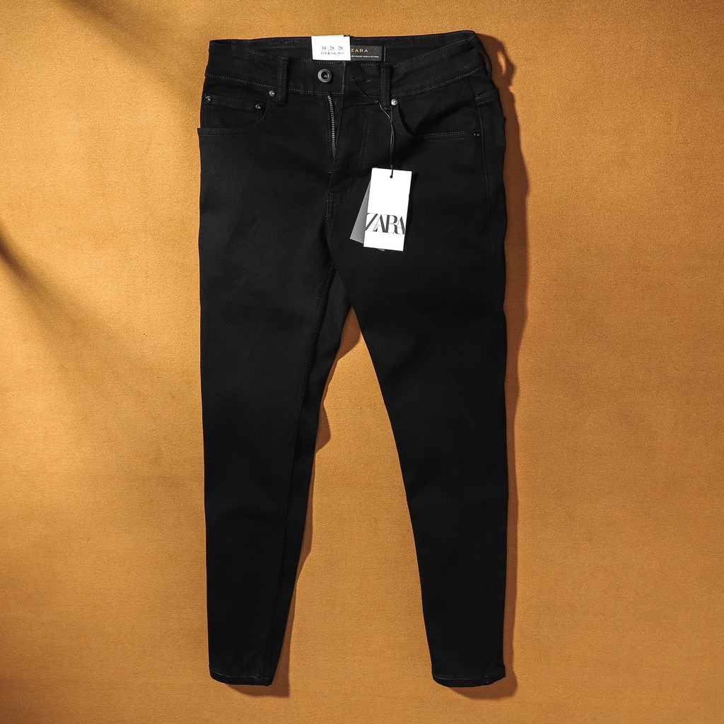Quần jean nam, quần bò nam cao cấp slimfit ZR đen trơn 20902 foxxmen