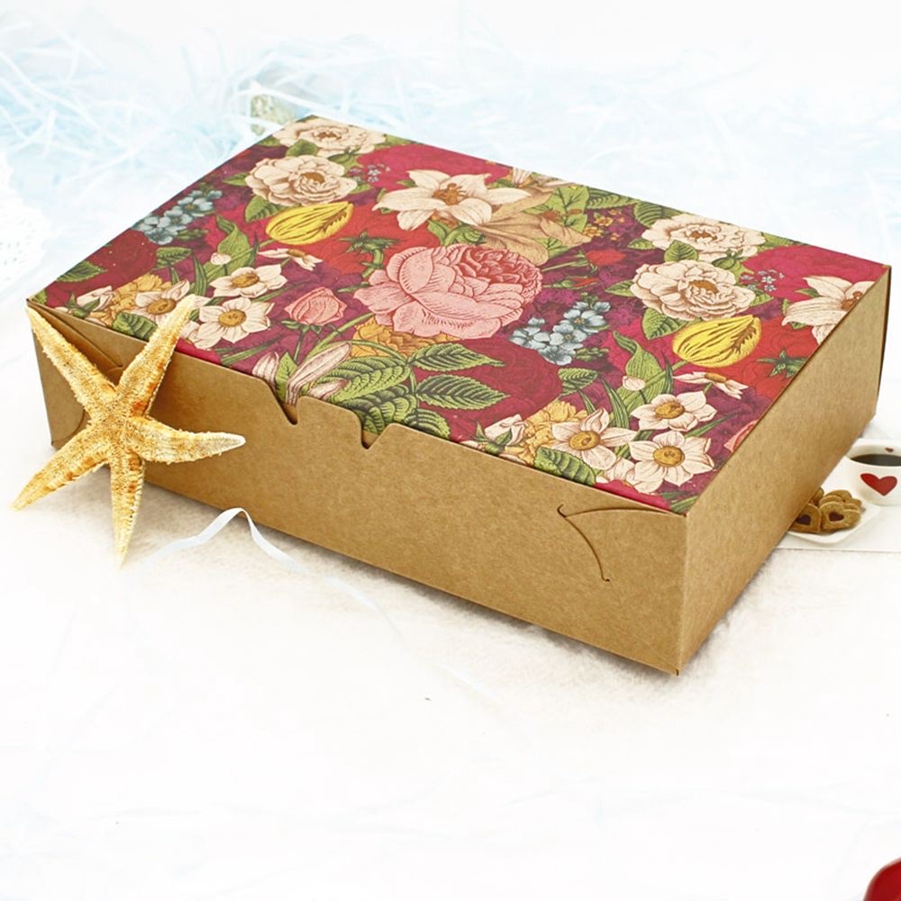 Hộp Giấy Đựng Bánh Kẹo Tết, Bánh Trung Thu Diy Phong Cách Retro