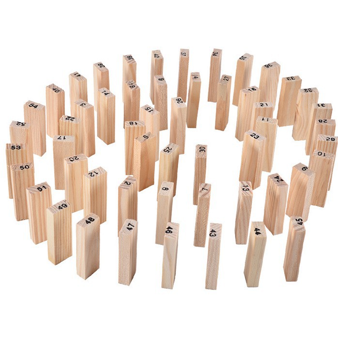 Đồ Chơi rút gỗ ❤️FREE SHIP❤️Bộ Đồ Chơi Trí Tuệ  trẻ em 54 chi tiết hàng đẹp giá rẻ