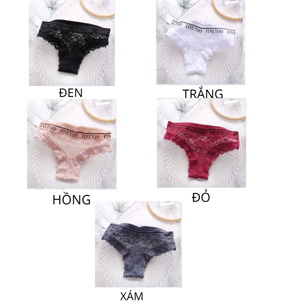 Quần Lót Nữ ❤️FREESHIP❤️ Quần Lót Ren Nữ thêu hoa quyến rũ gợi cảm lên dáng sexy mã L002