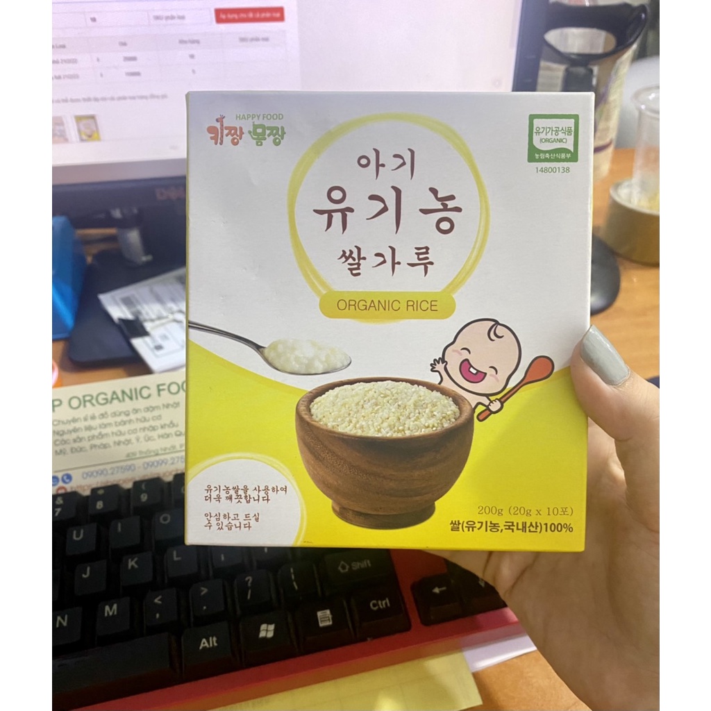 Gạo Hạt Vỡ Hữu Cơ Happy Food 200g