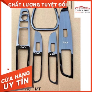 I10, Ốp Nội Thất Grand i10 2015-2020 Chất Liệu Titan Cao Cấp Full Bộ 5 Chi Tiết