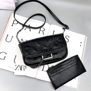 Set Túi ZARA kèm ví, túi xách tay nữ zara, bóp ví nữ