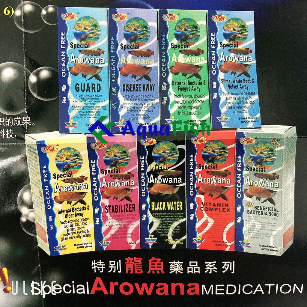 Chế Phẩm Cho Cá Rồng - Bộ Sản Phẩm Đầy Đủ Cho Các Vấn Đề Liên Quan Đến Cá Rồng (từ số 0 đến số 9)