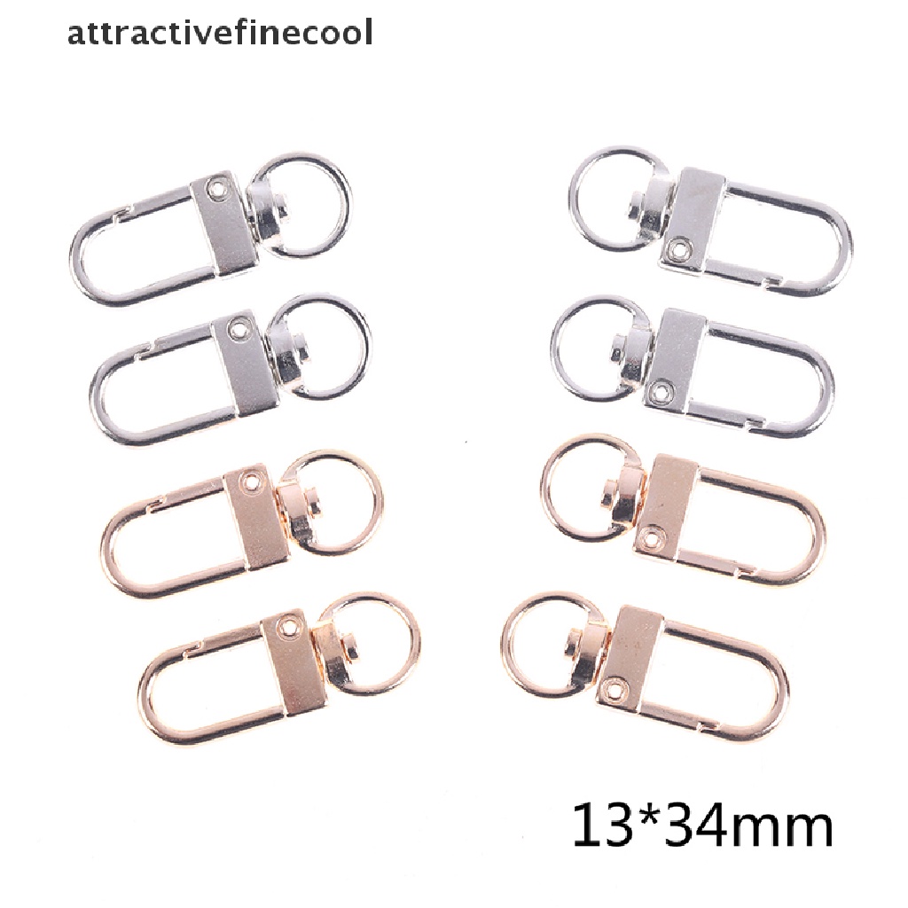 Set 10 Móc Khóa Tôm Hùm Kích Thước 13 * 34mm Dùng Để Làm Trang Sức Thủ Công