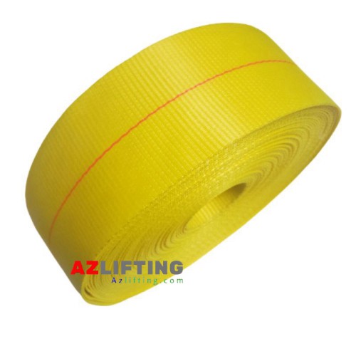 Dây đai màu vàng 100mm polyester