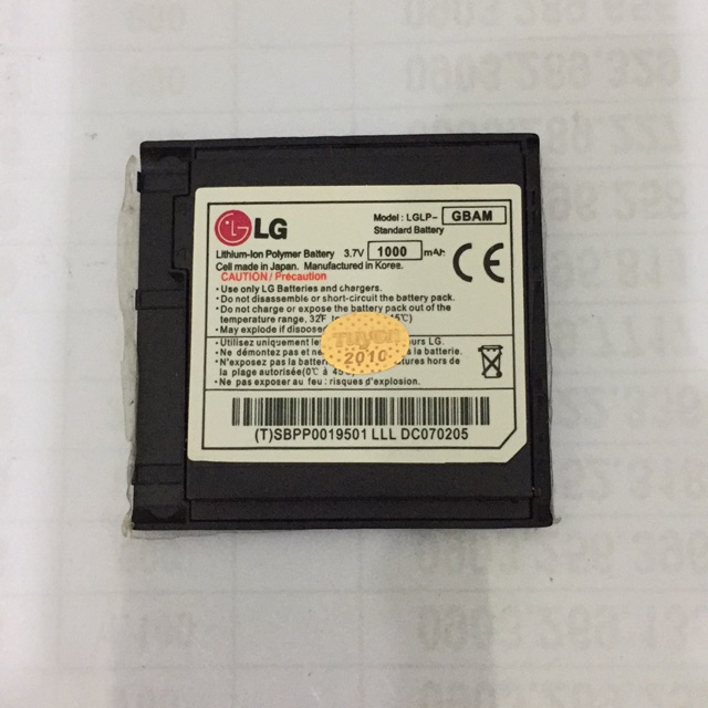 Pin LG KG810