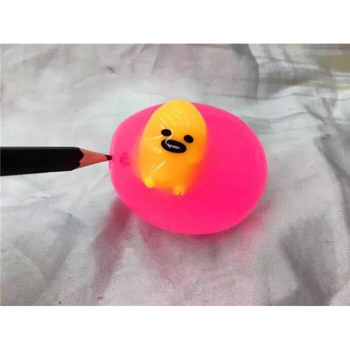 GUDETAMA Squishy trút giận trứng GÀ, Trút giận GUDETAMA màu mè mochi slime