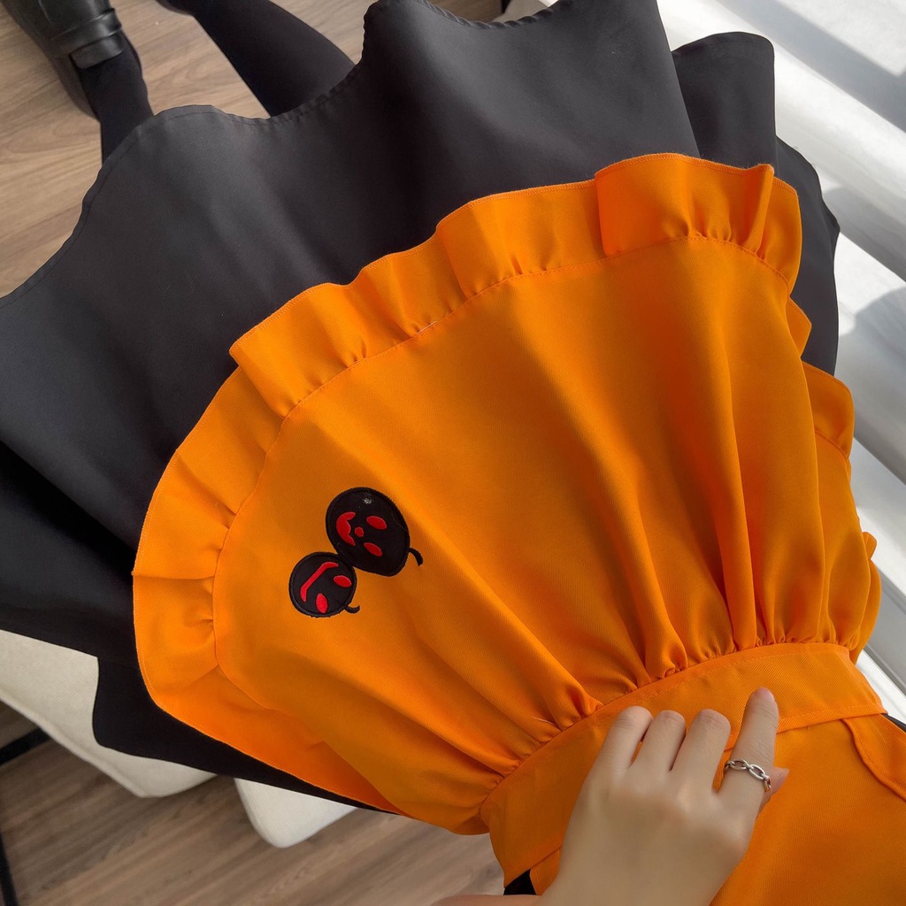 Trang phục Halloween hóa trang cô hầu gái bí ngô cỡ lớn Lolita Nhật Bản