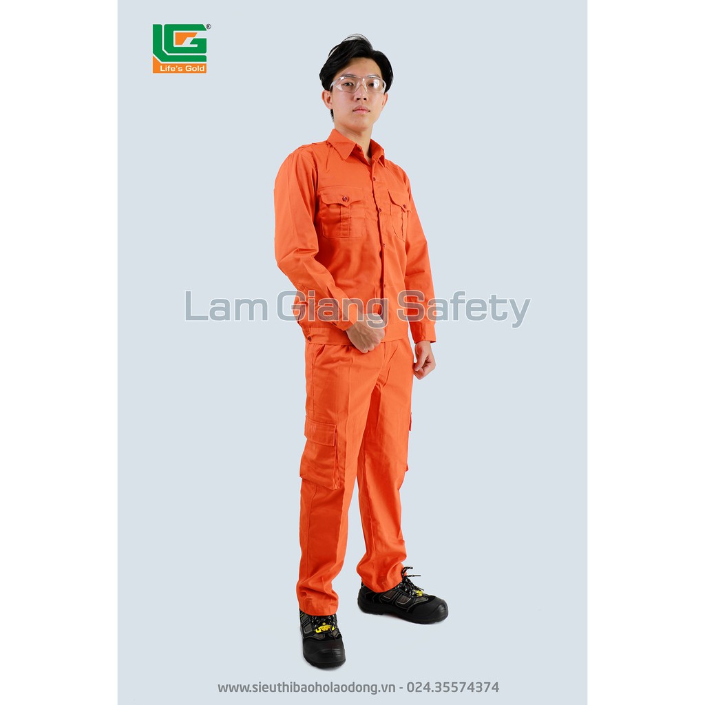 Bộ quần áo BHLĐ vải Kaki Nam Định LG-30