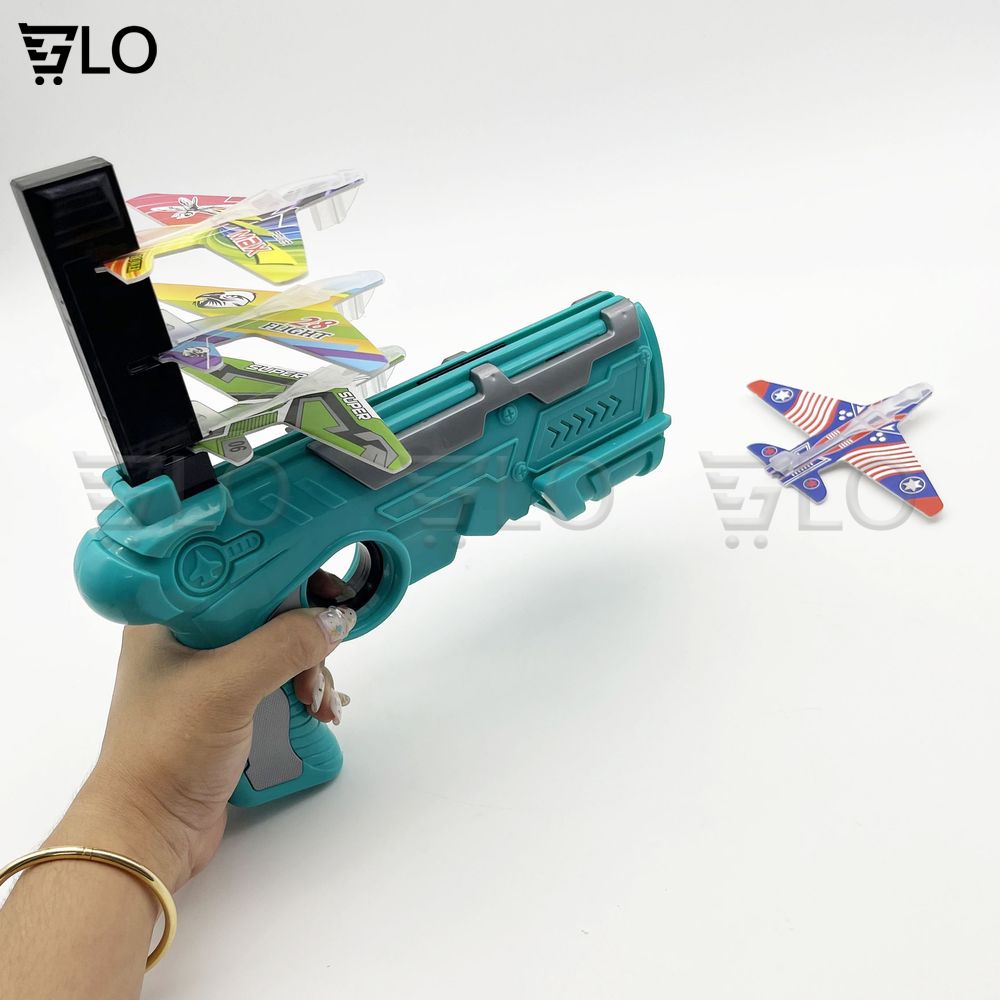 Súng Bắn Máy Bay Air Battle Cho Bé, Đồ Chơi Phóng Máy Bay Lượn Mô Hình Trẻ Em