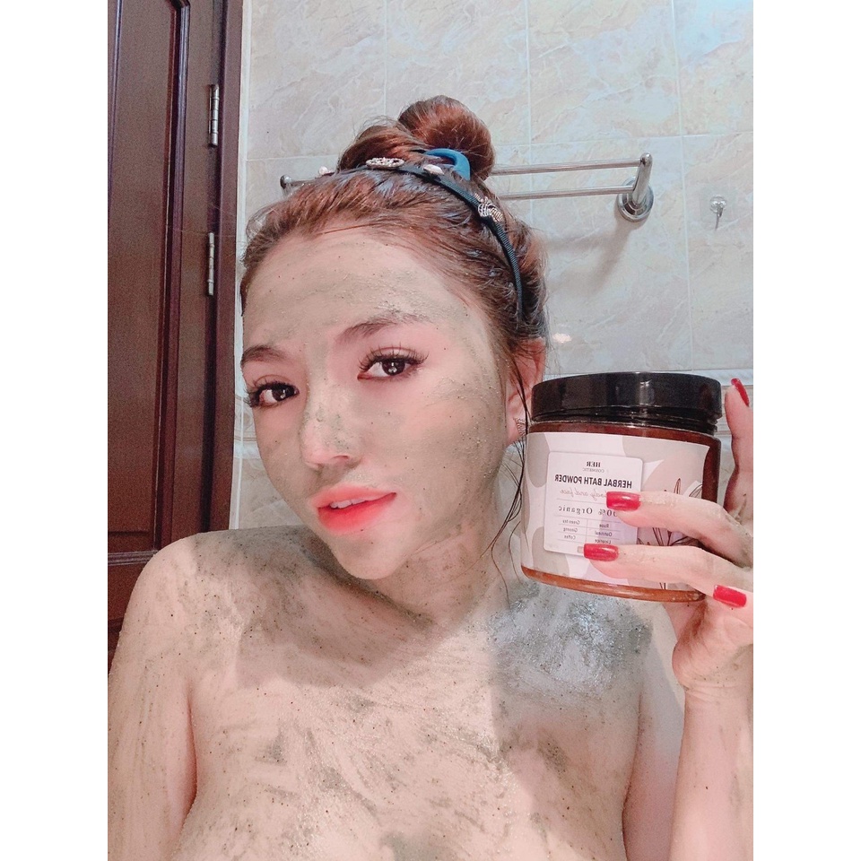 Bột Tắm Trắng Thảo Mộc Trắng Da Toàn Thân Her Cosmetic Làm Trắng Da Tại Nhà - Chuẩn Spa Dạng Hủ 300gr