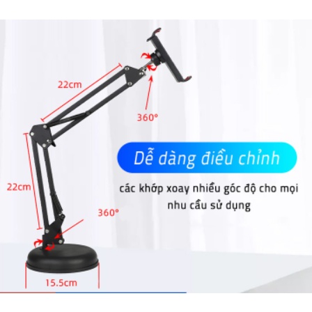 CHÍNH HÃNG WK WEKOME S100 Giá đỡ điện thoại máy tính bảng đế tròn để bàn chắc chắn thân và đế là kim loại