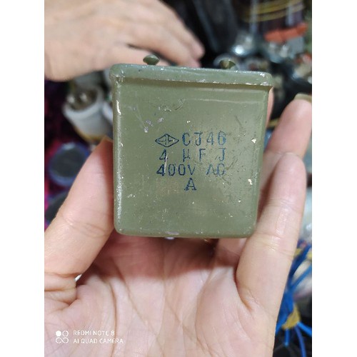 Tụ dầu Nga 4uf 400v 4mf 630v