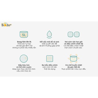 Nồi chiên không dầu Bear QZG-B11D2