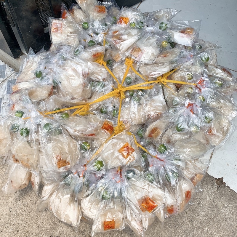 Xâu vò bánh tráng sate tắc Tây Ninh Bánh tráng Mạnh Hùng