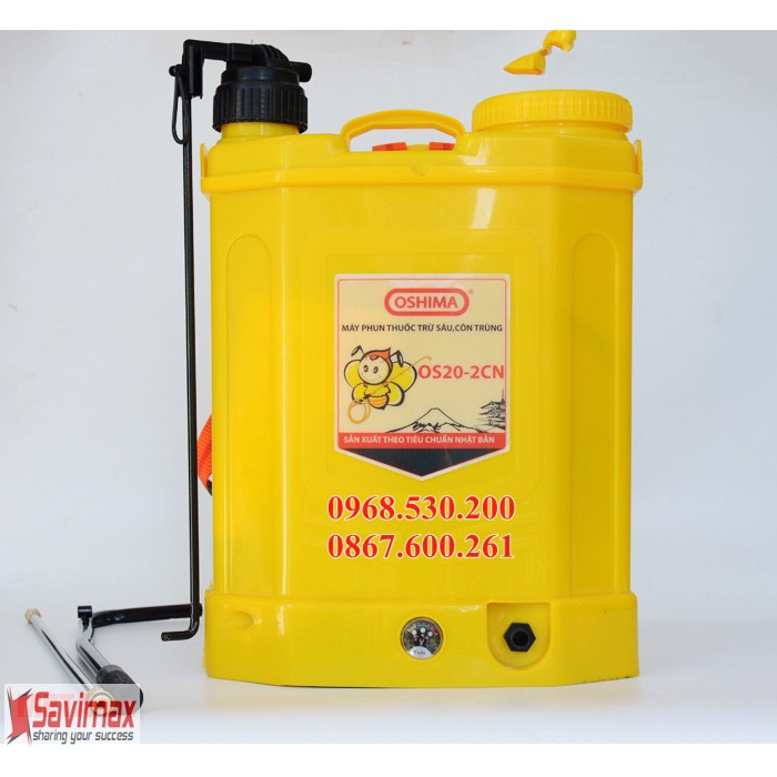 Bình xịt điện Oshima OS20 - 2CN, máy phun thuốc trừ sâu 20l Giá cực Rẻ