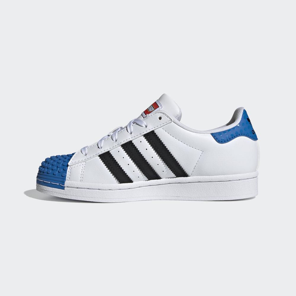 Giày adidas ORIGINALS Unisex trẻ em Giày adidas Superstar x LEGO® Màu trắng H03954