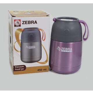 Bình Ủ Cháo Cao Cấp Zebra Vaccum Thái Lan 0.45L