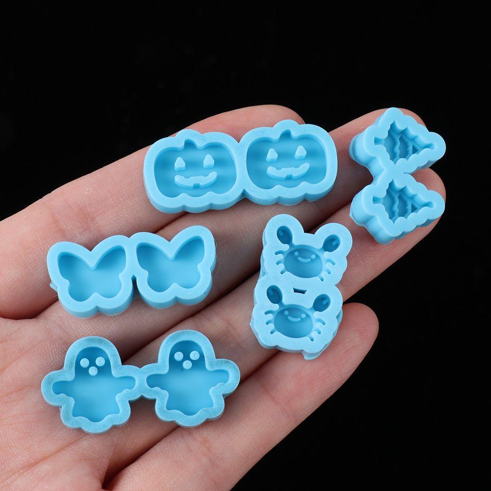 Khuôn Silicone Làm Bông Tai Resin Hình Nai Sừng Tấm