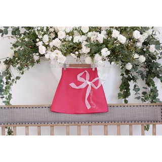 MADDY HATES ROSE - CHÂN VÁY hồng/ be chữ A - CHÂN VÁY công sở thiết kế