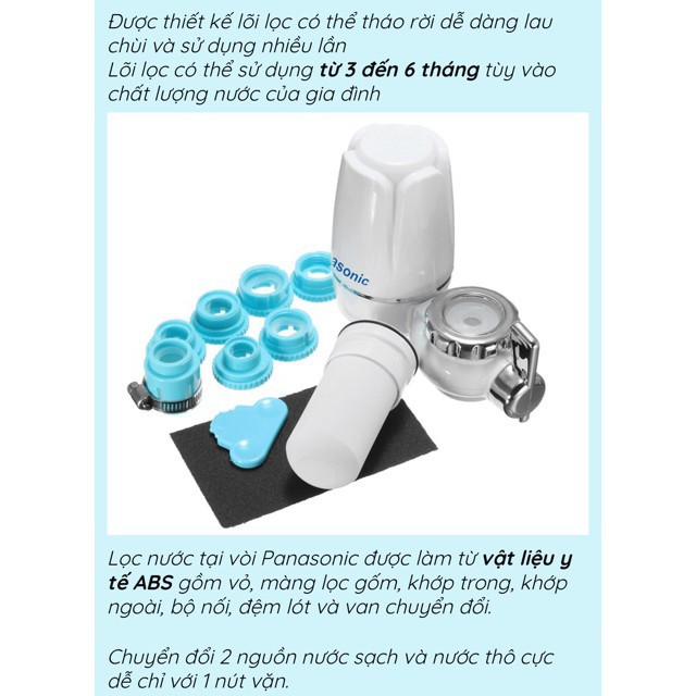 Lọc Nước Panasonic Tại Vòi | BigBuy360 - bigbuy360.vn