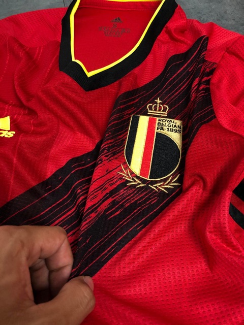 Áo bóng đá đội tuyển Bỉ 🇧🇪/Freeship/ Bộ quần áo bóng đá đội tuyển Belgium cao cấp