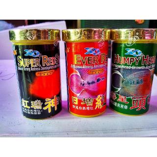 Thức ăn cho cá la hán XO hỗ trợ tăng đầu màu châu của Singapore (Hàng Công Ty) - XO Đen (Châu)