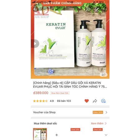 [Chính hãng] [Siêu rẻ] CẶP DẦU GỘI XẢ KERATIN EVUAR PHỤC HỒI TÁI SINH TÓC CHÍNH HÃNG Ý 758ML | BigBuy360 - bigbuy360.vn