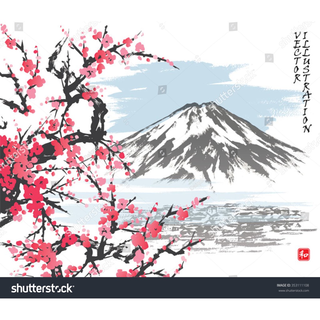 Tranh lụa 3d Phong Cảnh Nhật Bản PCNB-02