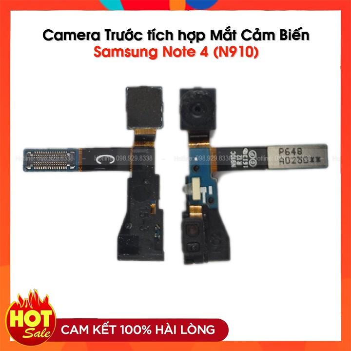 Camera Trước và Cảm Biến Samsung Note 4 N910U Zin Bóc Máy