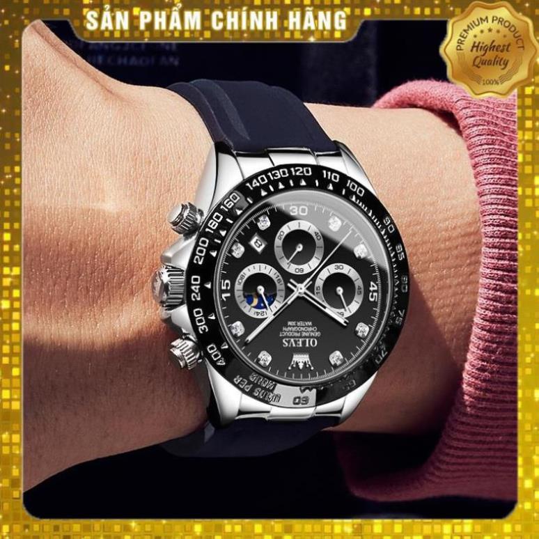 [HÀNG CHÍNH HÃNG] Đồng hồ nam chính hãng Olevs 2875  phát sáng chống vô nước Rolex,BH 12 tháng