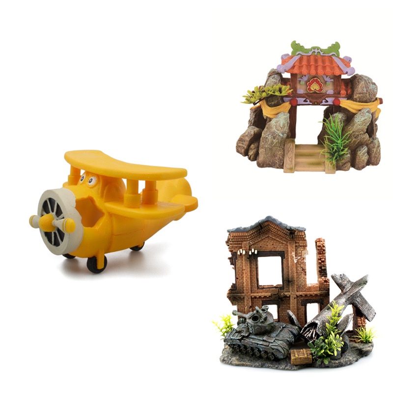 Cây Giả Phát Sáng Trang Trí Bể Cá