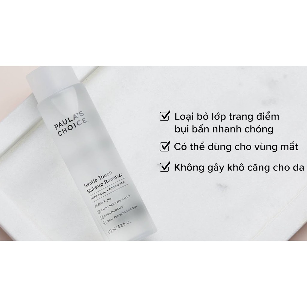 Tẩy trang dịu nhẹ Paula's Choice Gentle Touch Makeup Remover 127ml 3100 [CHÍNH HÃNG]