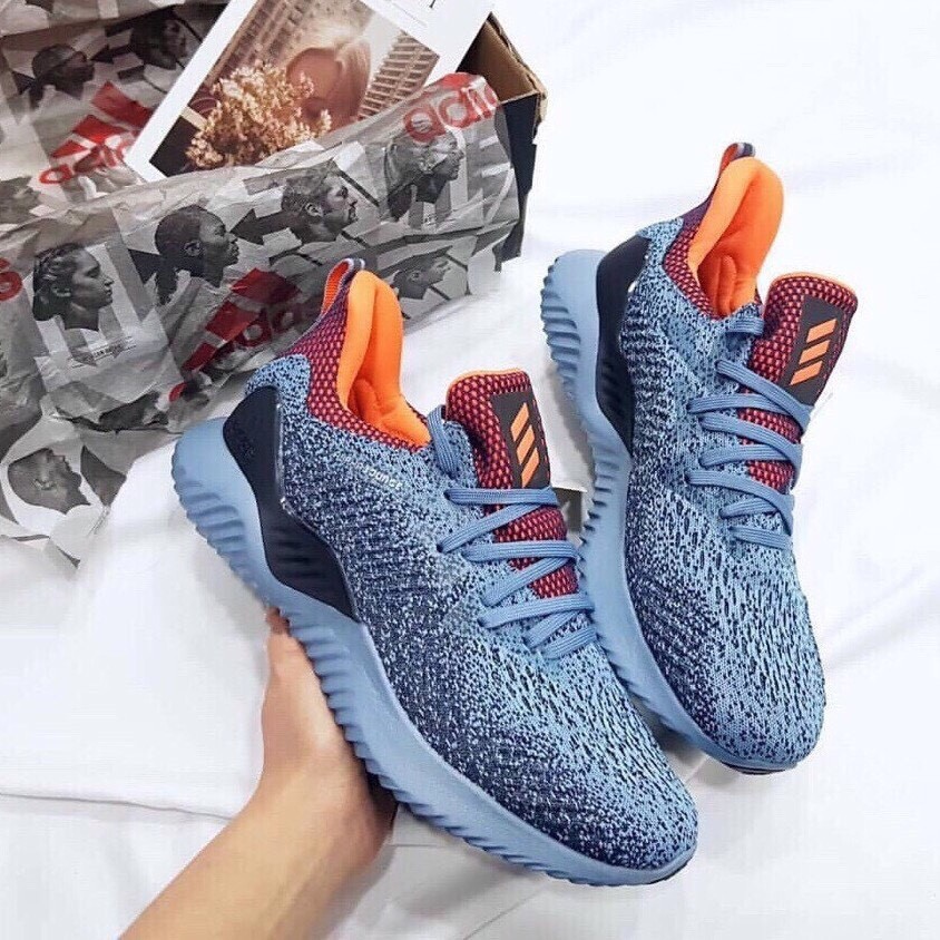 [Fullbox &amp;Bill] Giày Alphabounce xám cam Cực HOT Chuẩn Form