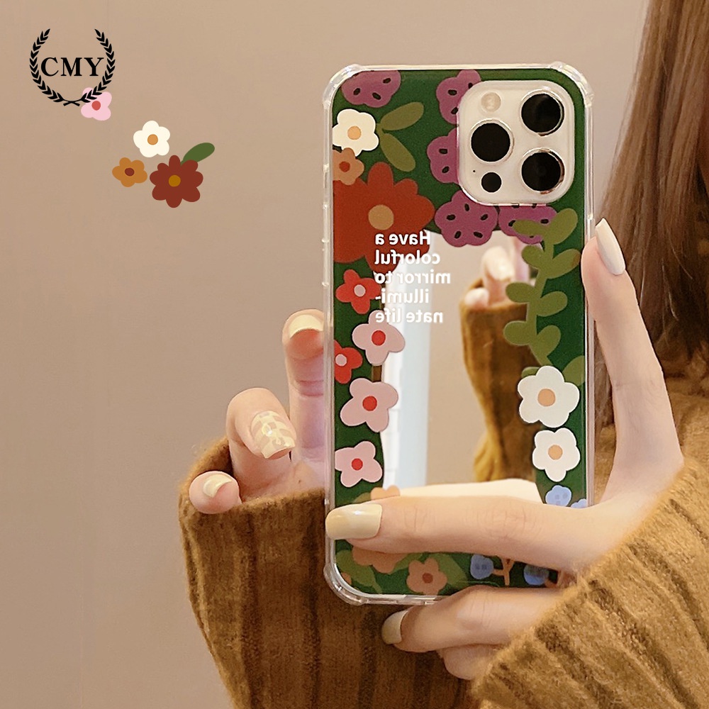 ốp iphone 11 Ốp điện thoại TPU mềm kèm gương soi cho iPhone 11ProMax X Xr XsMax 7 8Plus Se 2020 12promax 12mini 13promax 13mini