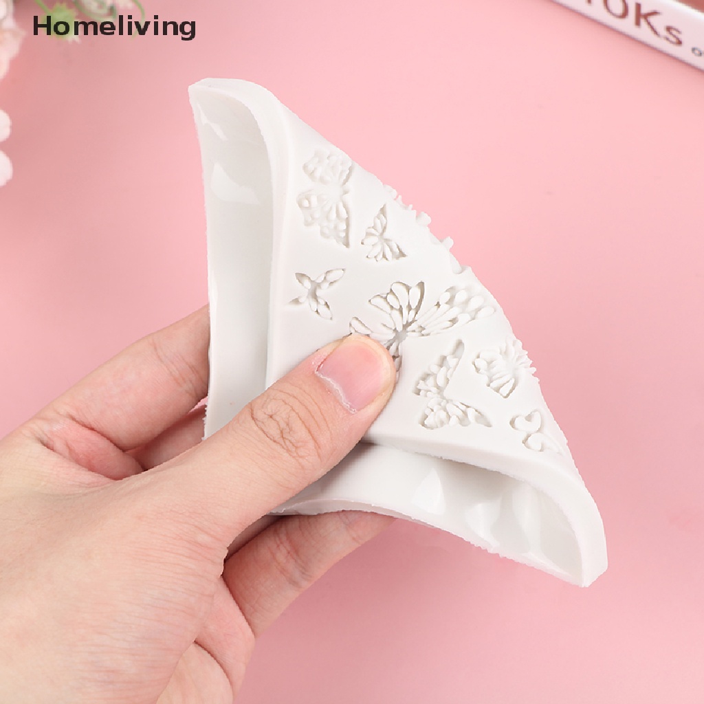 1 Khuôn Silicone Làm Bánh Hình Bươm Bướm DIY