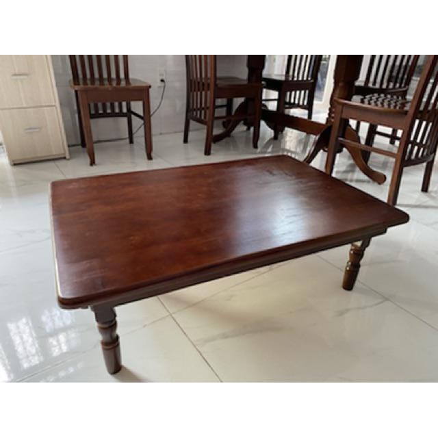 BÀN GỖ CHÂN TIỆN 50X70, GỖ CAO SU - BÀN GỖ ĐA NĂNG 50X70CM