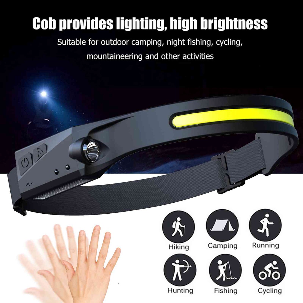 Đèn LED Đội Đầu Chạy Bộ / Cắm Trại Chống Thấm Nước 350lm