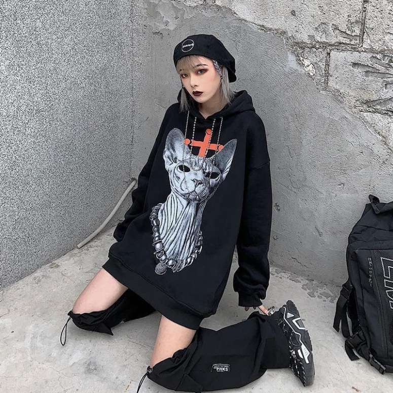 (Sẵn) ÁO NỈ SWAG CAT ULZZANG UNISEX ❤ FREESHIP 🍅 ÁO HOODIE DÁNG RỘNG 🍅 | WebRaoVat - webraovat.net.vn