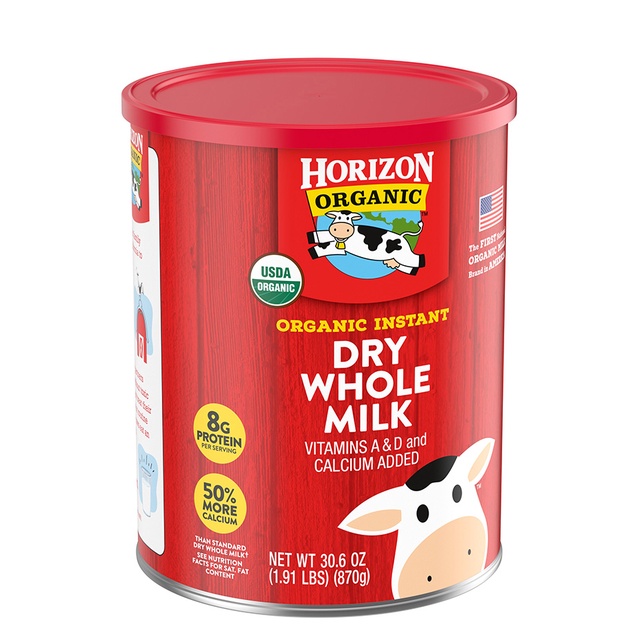 Sữa tươi dạng bột Horizon Organic Dry Whole Milk  Mỹ 870gr cho bé