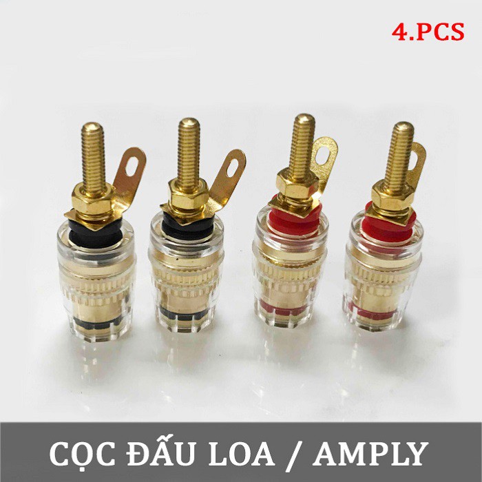 Cọc đấu loa / amply loại nhỏ chân dài