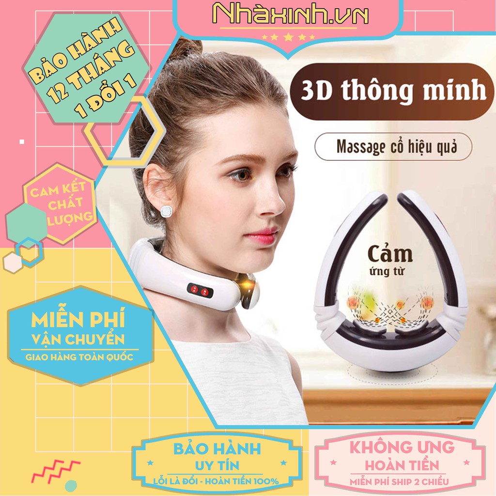 [Hàng Loại 1] Máy massage cổ vai gáy KL5830, Máy mát xa cổ vai gáy KL5830 - Bảo hành 12 tháng