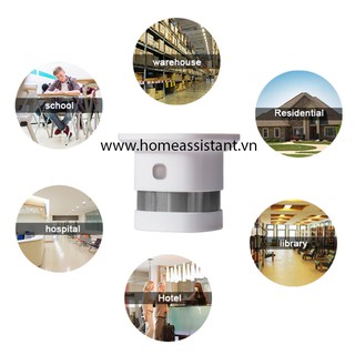 Cảm Biến Khói Zigbee Zigbee2MQTT Heiman HS1SA (Hỗ trợ HomeAssistant)
