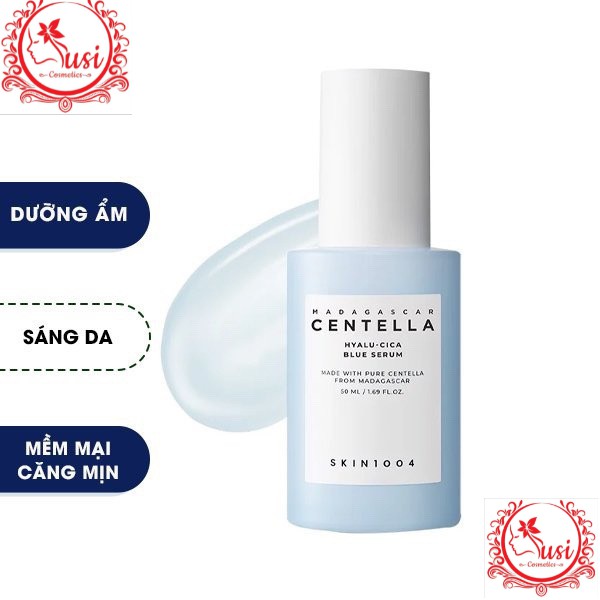 Tinh chất cấp ẩm chuyên sâu làm sáng da Skin1004 Madagascar Centella Hyalu-cica Blue Serum 50ml